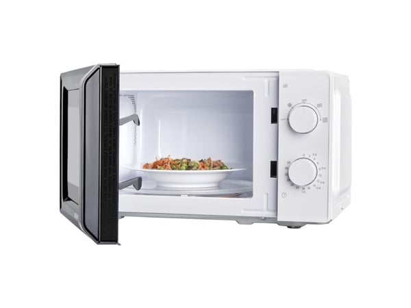 MEDION MD 11475, Benkeplate, Solo mikrobølge ovn, 20 l, 700 W, Rotasjon, Sort, Hvit