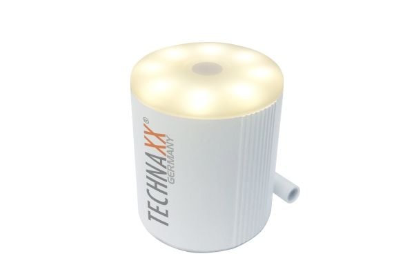Technaxx TX-261, Uppblåsbar utrustning, 180 l/min, Batteri, 1360 mAh, 1,5 h, 13,5 W