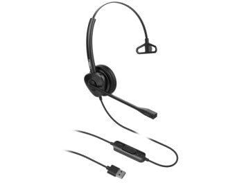 Fanvil HT301-U, Koblet med ledninger (ikke trådløs), Kontor/kundesenter, 20 - 20000 Hz, 73 g, Hodesett, Sort