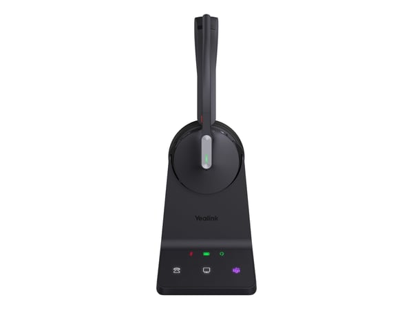 Yealink WH64 Workstation Dual - Hodesett - on-ear - DECT / Bluetooth - trådløs - Certified for Microsoft Teams