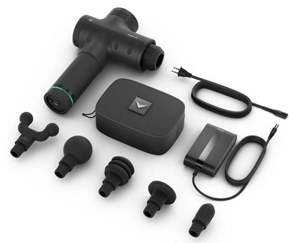 HyperIce Hypervolt Plus Bluetooth EU Black, Percussive massage, Universal, Black, Battery, 64 mm, 178 mm