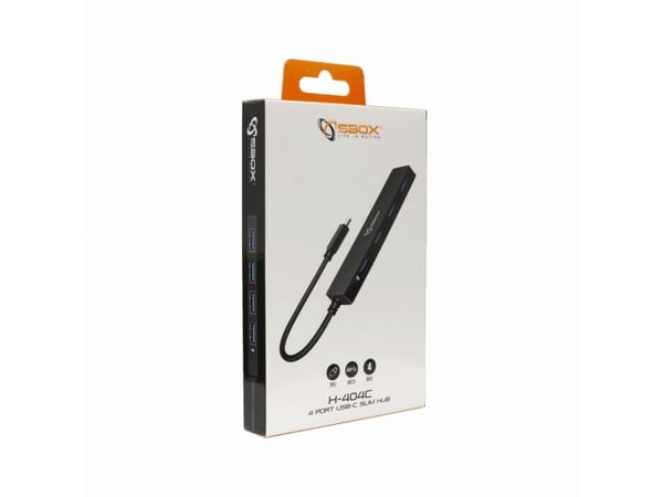 Sbox Technology USB HUB SBOX 4x USB-A 3.0 (1782-uniw)
