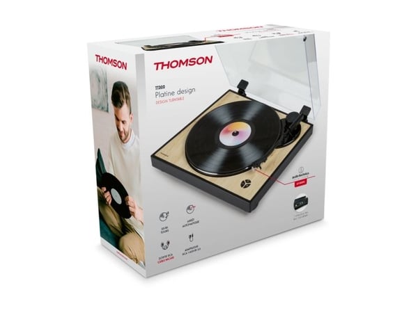 Thomson TT300 skivspelare svart