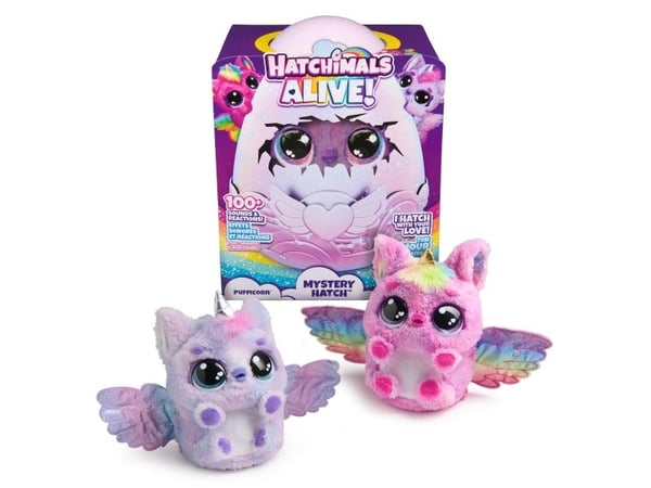 Hatchimals Alive Secret Hatch Pufficorn