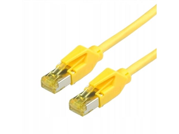Draka Comteq TM31 Patch Cat6 2m, 10 m, Cat6a, RJ-45, RJ-45, Gult