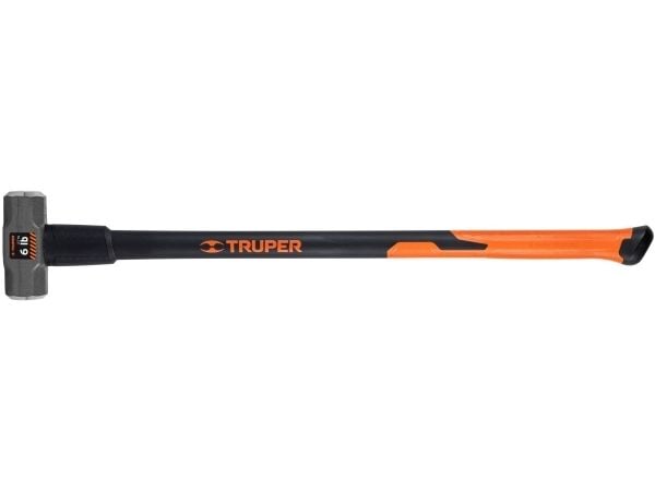 Truper plaktubb/klubb – åttekantet skaft, dobbel hode 2700 g, glassfiberstamme 91 cm