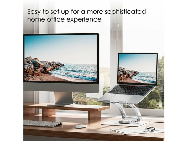 Desire2 Supreme Dual Pivot 360, PC-stativ, Sølv, Aluminium, 25,4 cm (10"), 43,9 cm (17.3"), 6 kg