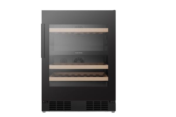 Hisense RW3N122GSLF, Vin kjøleskap, Frittstående, 46 flasker, 60 W, Svart, Svart