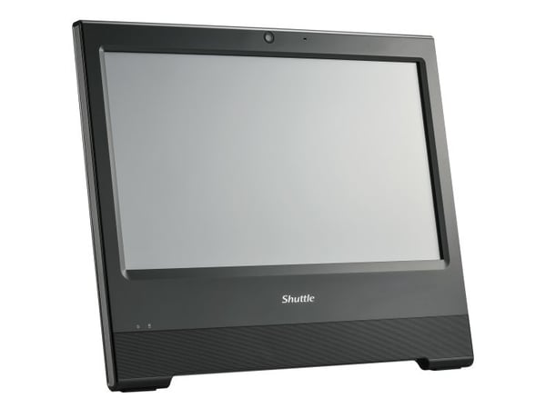Shuttle XPC X50V9 - Barebone - alt-i-ett 1 x Celeron 7305 - RAM 0 GB - UHD Graphics - Gigabit Ethernet - monitor: LED 15.6" 1366 x 768 (HD) berørin...