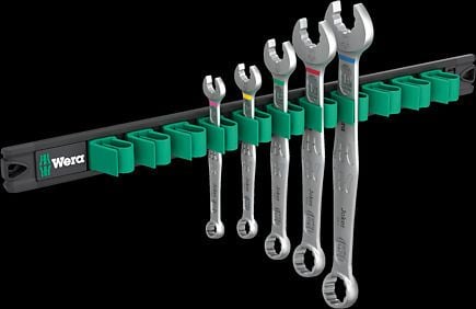 Wera 05020234001, 8,10,13,17,19 mm, Svart, Rustfritt stål, Tsjekkia, 380 mm, 160 mm, 45 mm