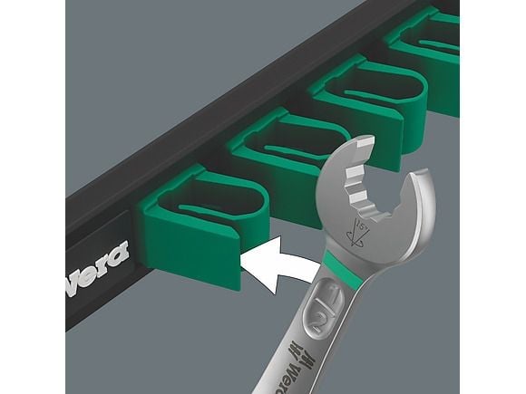 Wera 05020235001, 1/2,3/4,3/8,5/16,5/8,7/16,9/16,11/16", Sort, Rustfritt stål, Tsjekkisk Republikk, 380 mm, 160 mm, 45 mm