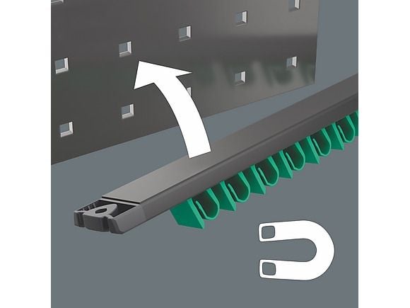 Wera 05020235001, 1/2,3/4,3/8,5/16,5/8,7/16,9/16,11/16", Sort, Rustfritt stål, Tsjekkisk Republikk, 380 mm, 160 mm, 45 mm