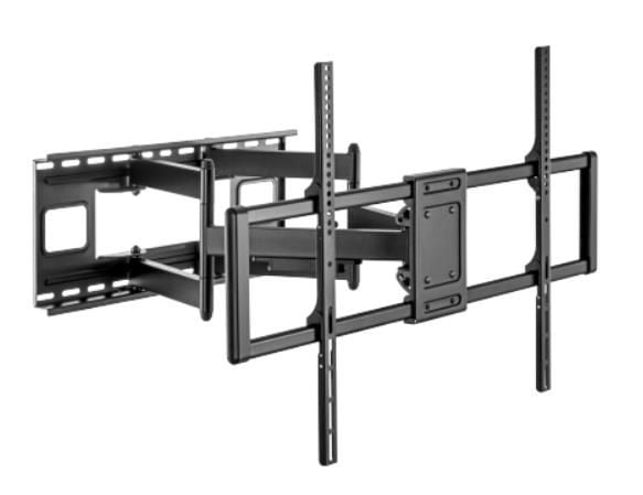 Gembird - Monteringssett (veggmontering) - for LCD/LED-display - full bevegelse - stål - svart - skjermstørrelse: 60"-120"