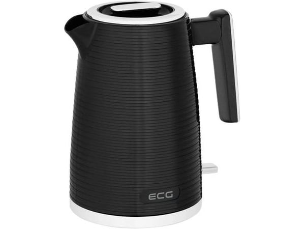 ECG RK 1751 Stripe electric kettle 1.7 L 2200 W Black