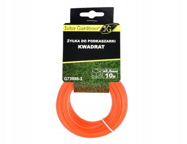 Firkantet trimmerlinje 2,0mmx10m (20/240)