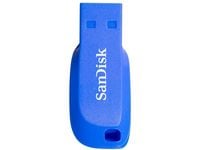 SanDisk Cruzer Blade - USB flash-enhet - 16 GB - USB 2.0 - electric blue