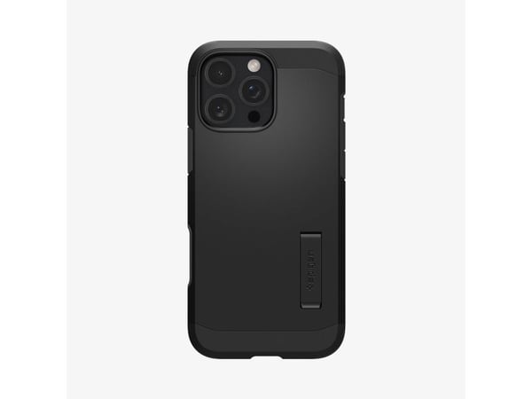 Spigen Tough Armor T AI MagFit - Bagsidecover til mobiltelefon - MagSafe-kompatibilitet - termoplastisk polyuretan (TPU), polykarbonat (PC) - sort ...