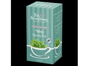 Te Grøn Tea Symphony Green Tea Mint 20 breve Rainforest Alliance Mynte,6 pk x 20 stk/krt