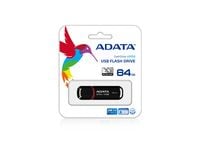 ADATA DashDrive UV150 - USB flash-enhet - 64 GB - USB 3.0 - svart