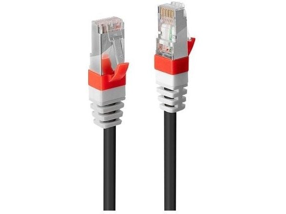 Lindy 45368, 10 m, Cat6a, S/FTP (S-STP), RJ-45, RJ-45, Svart