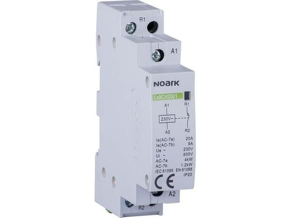 Modulaarinen kontaktori Ex9Ch20 20 220/230V 50/60Hz 102399 Noark Noark Noark