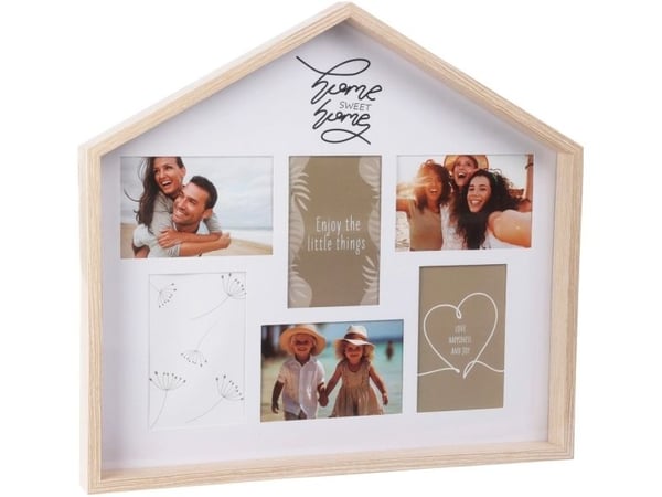 Husformet fotoramme, 70 x 40 x 43 cm