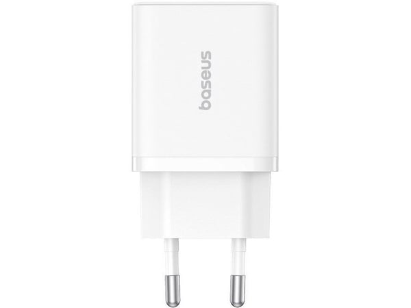 Vegg-lader Baseus Cube 30W, 2.4A, 1x USB-A + 1x USB-C, hvit P10111404213-00