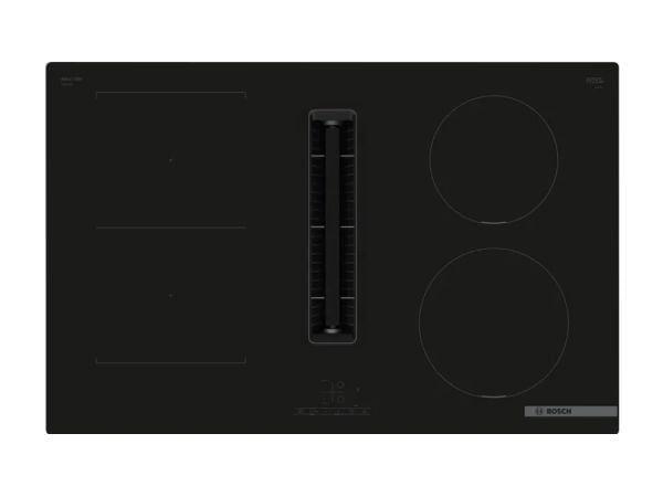 Bosch Serie | 4 PVS811B16E - Induksjonskomfyrtopp - 4 plater - Nisje - bredde: 75 cm - dybde: 49 cm - Klasse B - uten ramme - svart med fallvindutt...