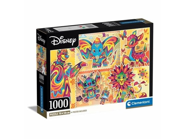 Clementoni Disney Classics, 1000 stk, Kunst, 18 År