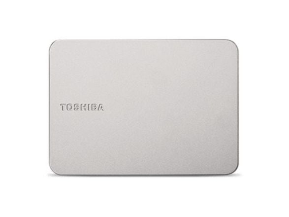 Toshiba Canvio Flex - Harddisk - 1 TB - ekstern (bærbar) - 2.5" - USB 3.2 Gen 1 - varmt sølv