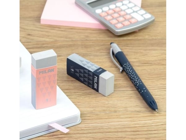 MILAN Silver Eraser 20 kpl Näyttö
