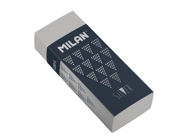 MILAN Silver Eraser 20 kpl Näyttö