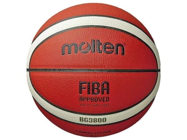 Molten B7G3800, Ruskea, Nahka, Sisätila ja ulkotila, Kuvio, FIBA, Kerrostettu