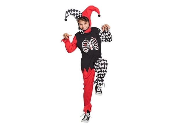 Boland 8712026781215, Fancy kostyme, Barn, Unisex, Sort, Rød, Hvit, Bilde, Polyester
