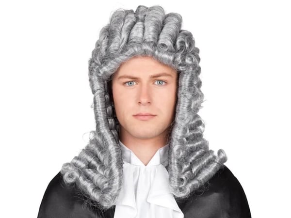 Boland 86364, Parykk til kostyme, Voksen, Hankjønn, Polyester, Grå, 375 g