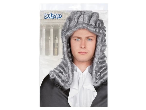 Boland 86364, Parykk til kostyme, Voksen, Hankjønn, Polyester, Grå, 375 g