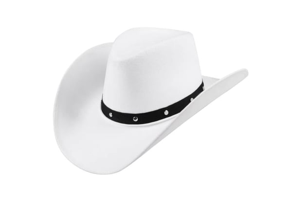 Boland 8712026043849, Fancy dress hat, Adult, Any gender, Iron, Polyester, White, 300 mm