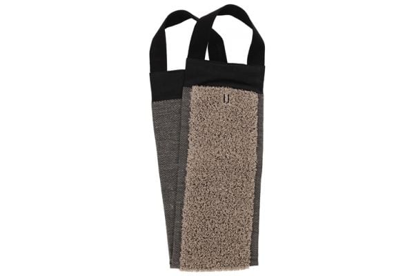 Rento Linen hempe bakskive 14x70 cm sort/lin