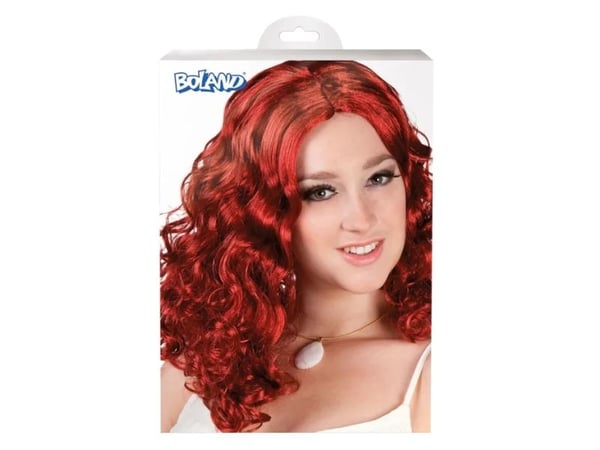 Boland 86424, Maskeradperuk, Vuxen, Honkoppling, Polyester, Röd, 250 g