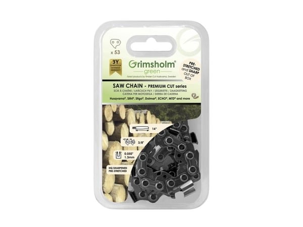 Sagkjede PREMIUM 53 ledd 3/8 .050/1,3 mm