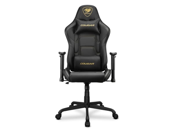 COUGAR CGR-ELI-GLB, PC-gamingstol, 120 kg, Polstret Sete, Polstret Rygg, Svart, Stål