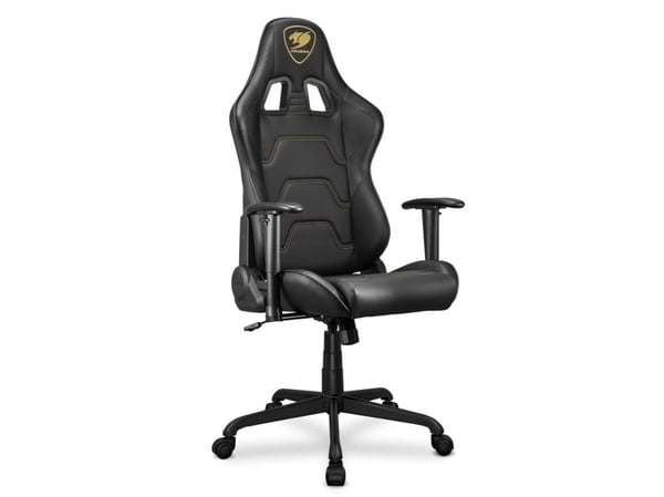 COUGAR CGR-ELI-GLB, PC-gamingstol, 120 kg, Polstret Sete, Polstret Rygg, Svart, Stål