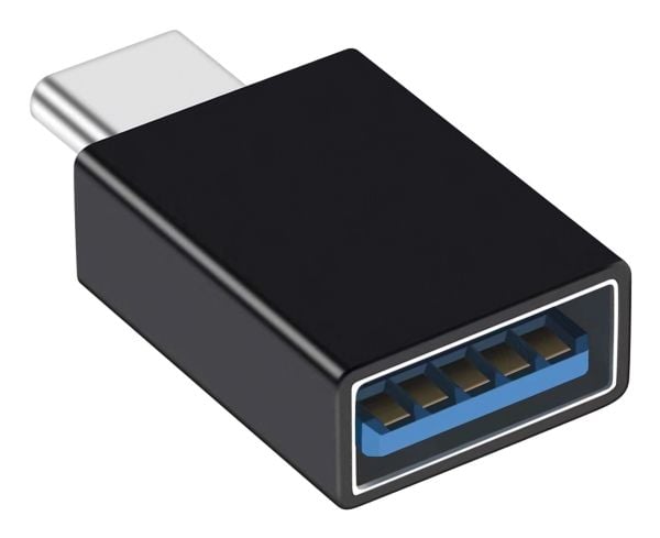 Kabel USB Realpower RealPower Magnetisk kabel 3 Amp, 1m, svart med adaptere