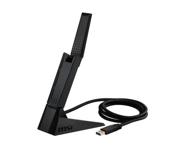 MSI AX E5400 - Nettverksadapter - USB 3.2 Gen 1 - Wi-Fi 6E