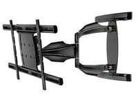 Peerless Universal Full-Motion Plus Wall Mount SA761PU - Monteringssett (veggmontering) - for flatpanel - smeltet epoksy - glanssvart - skjermstørr...