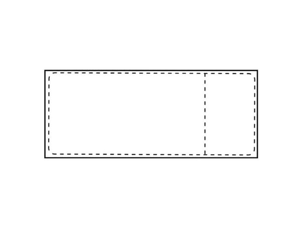 Capture - Permanent häftning - perforerad - vit - 105 x 251 mm 2000 etikett (er) z-vikta etiketter