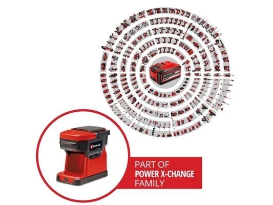 Einhell TE-CF 18 Li-Solo, Kaffebrygger (drypp), 0,24 l, Kaffe pute, Sort, Rød - SOLO