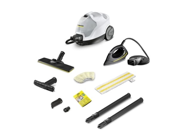 Kärcher SC 4 EasyFix IRON, Dampvasker (sylinder), 0,8 l, Svart, Hvit, 50 cm, 100 cm, 4 m