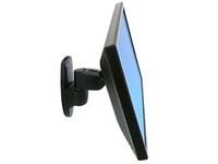 Ergotron 200 Series - Monteringssett (veggmontering) - for Skjerm - svart - skjermstørrelse: inntil 32"