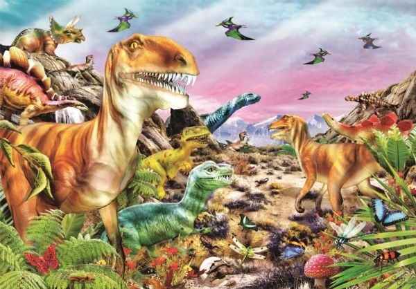 Clementoni Clementoni Puzzle 104el Super Dinosaur Land 25768